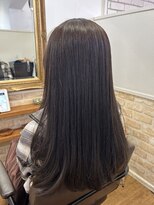 カミケン 黒岩店 kamiken・ ロングレイヤー×バイオレットカラー【カミケン黒岩店/福島】