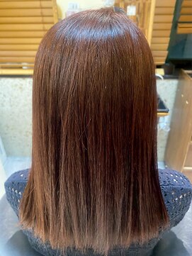 ヘアリゾート粋 トゥジュ 池袋東口店(tujuh) 髪質改善ストレート/レイヤーカット/ミディアム