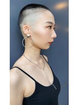 ミモザワークス(Mimosa Works) ミヤザキスタイル 20代30代40代 黒髪刈り上げハンサ ムショート