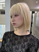 サンド ミュウ 横浜店(sand mieu) レイヤーカット/ハッシュカット/髪質改善/ハイトーン/横浜