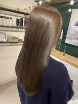 アミィヘアー(Ami Hair) 【SORECA/ソレカ】ローレイヤーロング × オリーブ系カラー