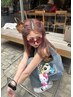 【marise限定】韓国風チャンモリパーマ+全体カット+カラー　￥14400