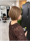 【シルエット◎】ショートボブ