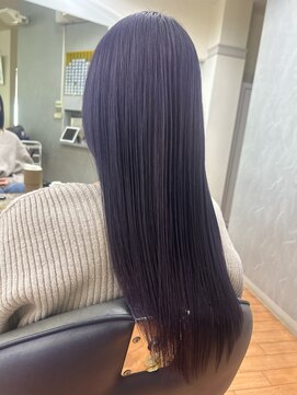 美容室 アズール(A ZOOR) 霞みヴァイオレット
