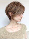ナチュラルストレート x ショート(20代向け) ボブ