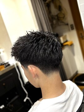 バーバーブロス(BAR BER bro's) スパイキーショート/テーパーフェード/メンズ