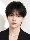 フェザーパーマシースルーマッシュニュアンスパーマラウンド韓国