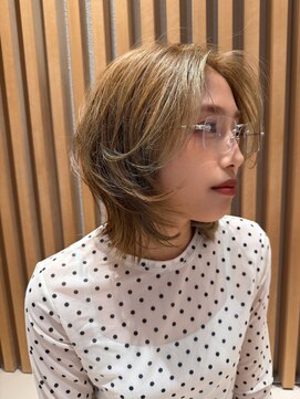 ロンドシトリン 四条烏丸(Lond citrine) 岡田洸太/韓国ボブ/韓国レイヤー/縮毛矯正/ヘーゼルベージュ
