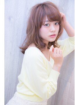 ヌーム 塚本店(NOOM) ロブ　抜け感パーマ　ラブリー