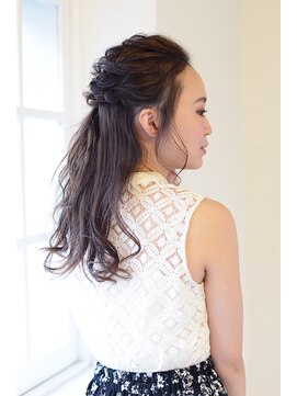 アース 上野店(HAIR&MAKE EARTH) モテレディハーフアップ【EARTH　上野】【上野　美容室】