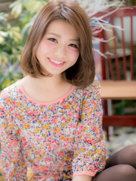 カバーヘア ブリス 戸田公園西口店(COVER HAIR bliss) 【前下がりバルーンミディ♪ゆるかわ仕上げ】