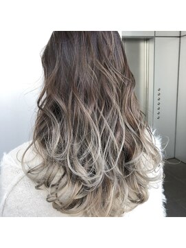 アライブ ハラジュク(ALIVE harajuku) 【ALIVE原宿】バレイヤージュセミウェットグラデーションカラー