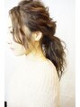 ソードリーフ ヘアーアンドスパ 鶴見店(swordlief hair&spa) ゆる波ポニーテールアレンジ