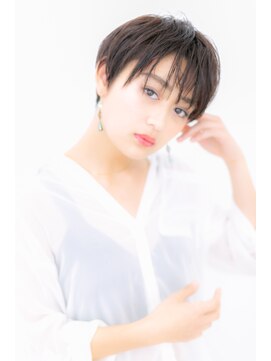 モッズヘア 上尾西口店(mod's hair) ナチュラルカラーの小顔ハンサムショートY上尾20代30代40代