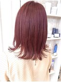 福山市美容室Caary 人気Wカラー フレッシュピンクカラー☆