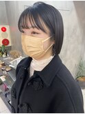 【vain#I】切りっぱなしボブと顔周りカット