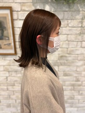 クロエバイラヴィズム 郡山さくら通り店(CLOE by LUVISM) 外ハネボブ&インナーカラー