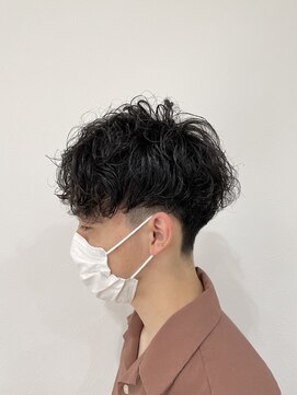 アクルヘアーバイテソロ(AKUR hair by tesoro) マッシュ×くるくるパーマ