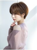 前髪ありショートボブ20代30代40代【AIN.表参道】川原大地