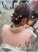 【札幌白石】ヘアセット/シニヨン/結婚式ヘア/結婚式へアセット