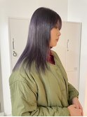 【loje】レイヤーロング/silver purple