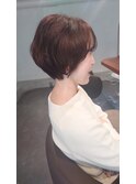 お手入れ簡単クセを活かした大人ショート
