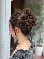 アン(Hair make un)&nbsp;浴衣ヘアアップ