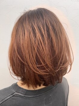 ヘアアートピュア(Hair Art Pure)の写真/髪と頭皮を大切にした優しいカラーが叶う◎グレイカラーもお洒落に仕上げます！