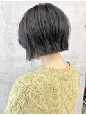 +耳かけボブ大人ボブコンパクトボブミニボブ前髪あり30代40代3