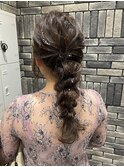 TOKIO 編み下ろし ヘアセット