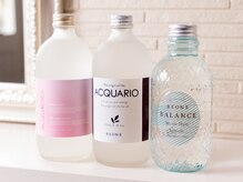 ビーワンサロン ブリリアント(beone salon brilliant)の雰囲気（当店で使用の浸透美肌天然水。）