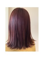 ニューカマー バイ ヘッドライト シブヤ(NEW COMER by HEADLIGHT shibuya)&nbsp;ラベンダーブラウン×外ハネミディアム