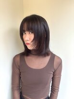 ペスカケイクリエイティブ(PESCA K-CREATIVE)&nbsp;暗めレッド×ボブレイヤースタイル