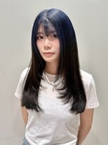 ゼストララ(ZEST Lara)&nbsp;ブルー×ブラック ルーツカラー 【吉祥寺】misaki