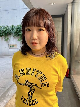 フローレンアンド(FLOREN and) パーマ/オレンジカラー