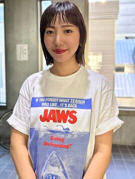 ナゲット(NUGGET) オン眉ワイドバング×bob＊