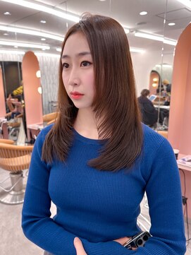 ロンド ブランシュ 錦糸町北口(Lond blanche) ニュアンスカラーグレージュ艶髪スタイル