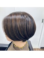 ノヤマ(NOYAMA) カット白髪ぼかしハイライト