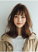 クラゲヘアー/小顔/ココアベージュ/オリーブグレー/水戸米沢