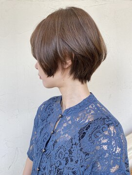 モリオ フロム ロンドン 成増店 【morio成増/一戸】大人かわいい耳かけひし形ショート