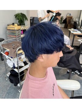 メンズ ドミ(DOMI) ネイビーブルー