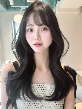 マインバイアフロートギンザ(MYNE by AFLOAT GINZA) レイヤーカット/顔周り/グレージュ/透明感カラー/韓国ヘア