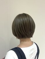 ザザ ZA/ZA 神楽坂&nbsp;ミニボブ×透明感オリーブベージュ◎神楽坂美容室
