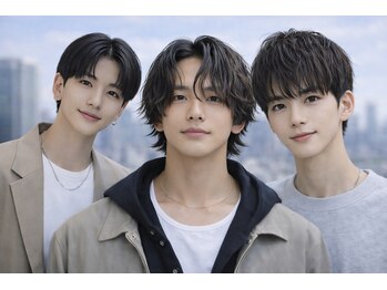 リリー シンジュク(Lilly)の写真/骨格/髪質に合わせた【骨格矯正カット】◎セットが楽になる再現性高いメンズスタイルに[メンズカット/新宿]