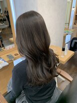 ヘアースペースブルーム プリュス 石橋店(HAIR SPACE BLOOM plus) オリーブグレージュ/ブリーチ無し/透明感/艶髪