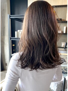ヘアーリビング 730 宜野湾 730 highlight design バレイヤージュ/グレージュ/ハイライト