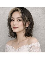 ジャムヘアー プール(JAM hair POOL)&nbsp;】コントラストで惹きつける。華やか・外ハネミディボブ
