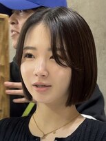 ナループロア ルームー(Nalu pu loa ROOMOO) ナチュラルボブ☆原宿/韓国ボブ/切りっぱなしボブ/髪質改善