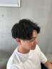 【Tom指名限定】メンズカット＋ツイストスパイラルパーマ　12000円