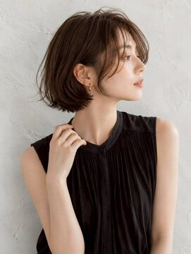 ミロアヴィタ 平尾(miroa vita) ボブ 顔周りカット 髪質改善 アッシュブラウン 透明感カラー